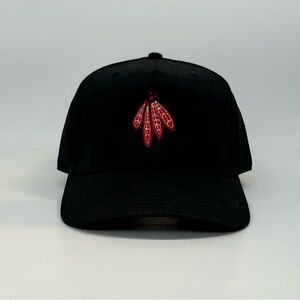 Chicago Blackhawks Feather Hat – Blackout Edition
